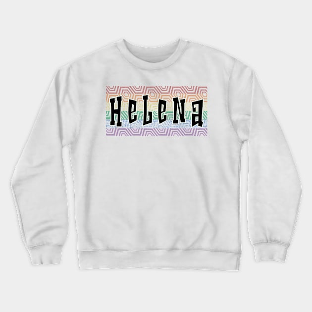 LGBTQ PATTERN AMERICA HELENA Crewneck Sweatshirt by Zodiac BeMac